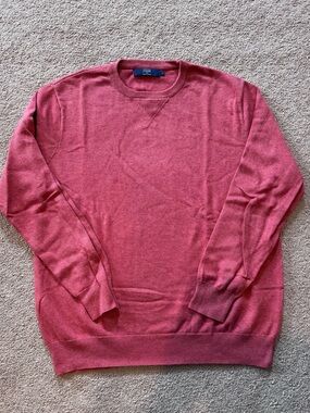 J. Crew Factory Cotton Sweater Salmon Large